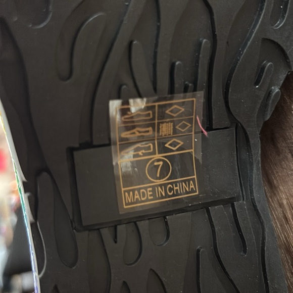 Elle 500-Amara Multi Color 5” Chunky heel Platform Boot NWT - Picture 4 of 11